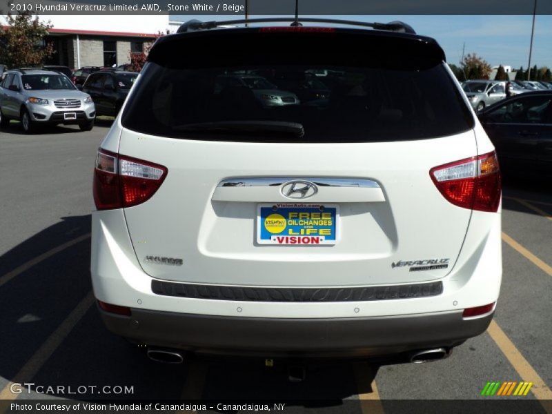 Stone White / Beige 2010 Hyundai Veracruz Limited AWD