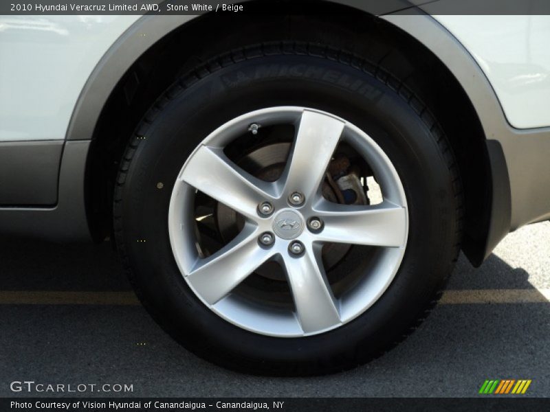 Stone White / Beige 2010 Hyundai Veracruz Limited AWD