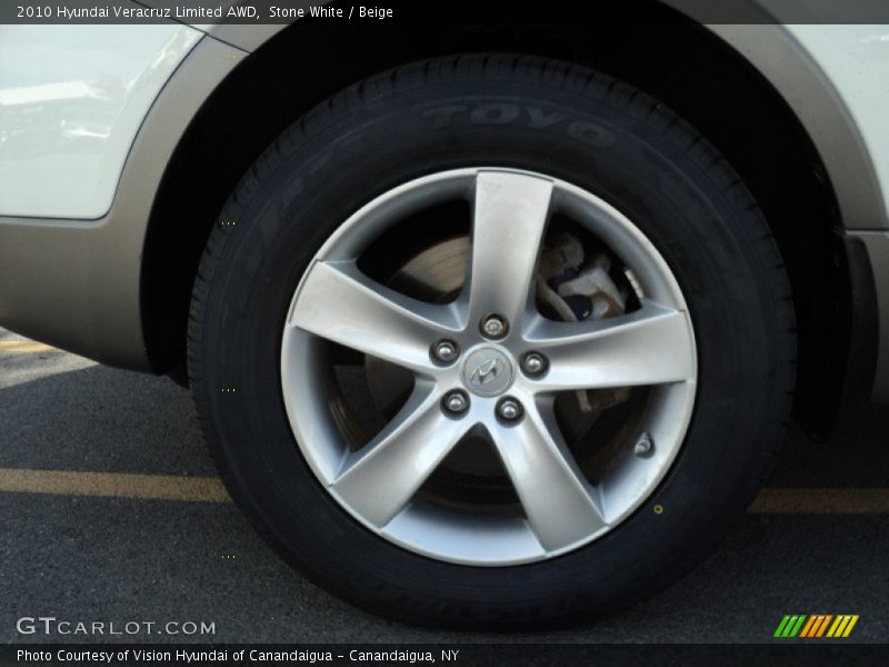 Stone White / Beige 2010 Hyundai Veracruz Limited AWD