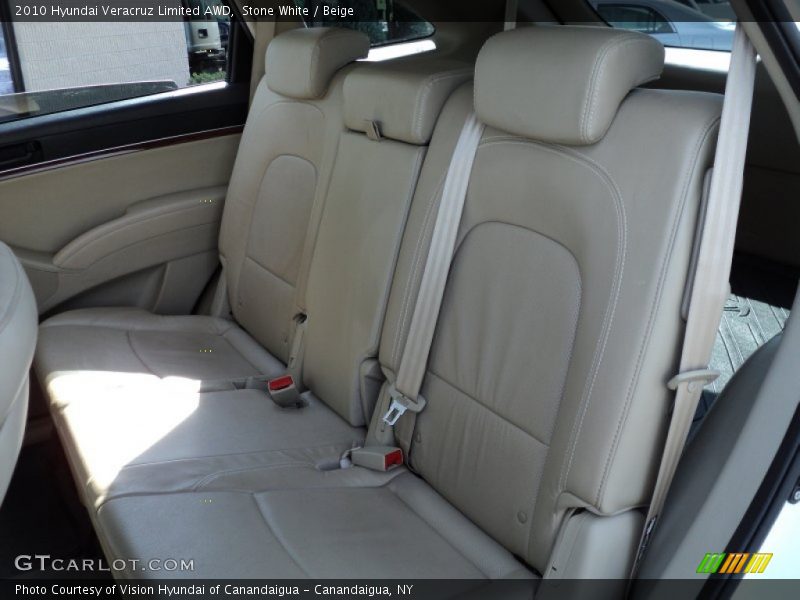  2010 Veracruz Limited AWD Beige Interior