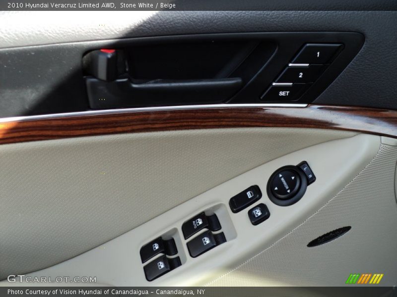 Controls of 2010 Veracruz Limited AWD