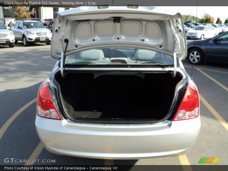 Sterling Silver / Gray 2004 Hyundai Elantra GLS Sedan