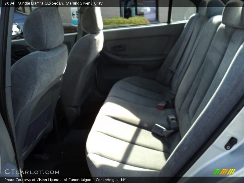 Sterling Silver / Gray 2004 Hyundai Elantra GLS Sedan