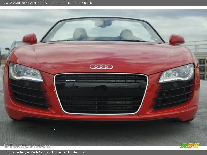 Brilliant Red / Black 2012 Audi R8 Spyder 4.2 FSI quattro