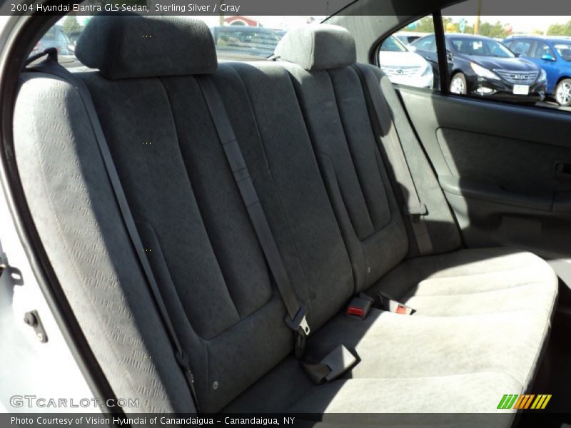 Sterling Silver / Gray 2004 Hyundai Elantra GLS Sedan