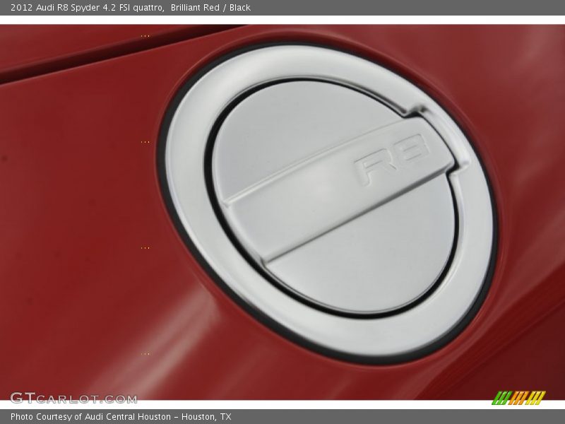 Brilliant Red / Black 2012 Audi R8 Spyder 4.2 FSI quattro