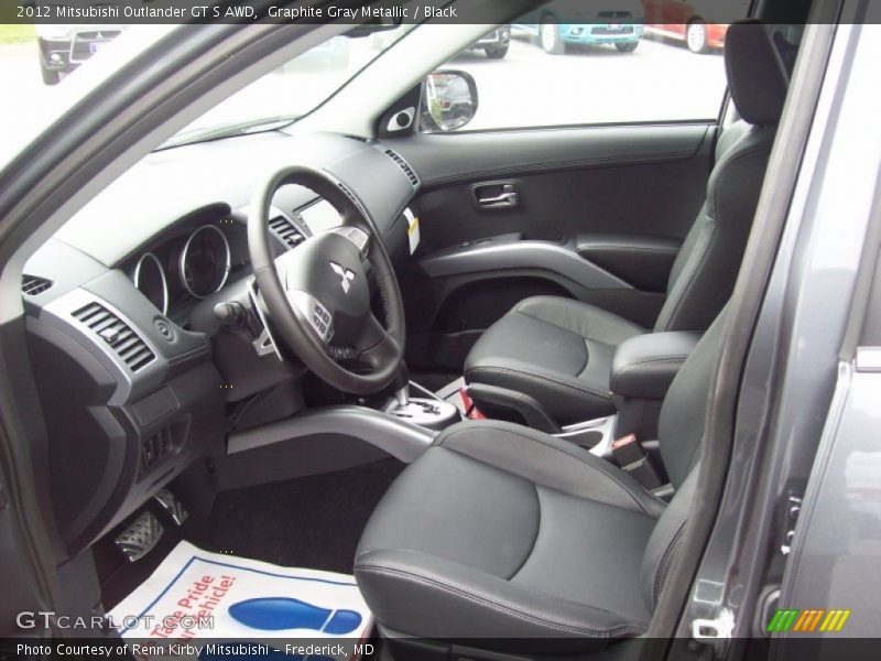 2012 Outlander GT S AWD Black Interior