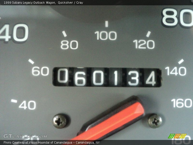 Quicksilver / Gray 1999 Subaru Legacy Outback Wagon