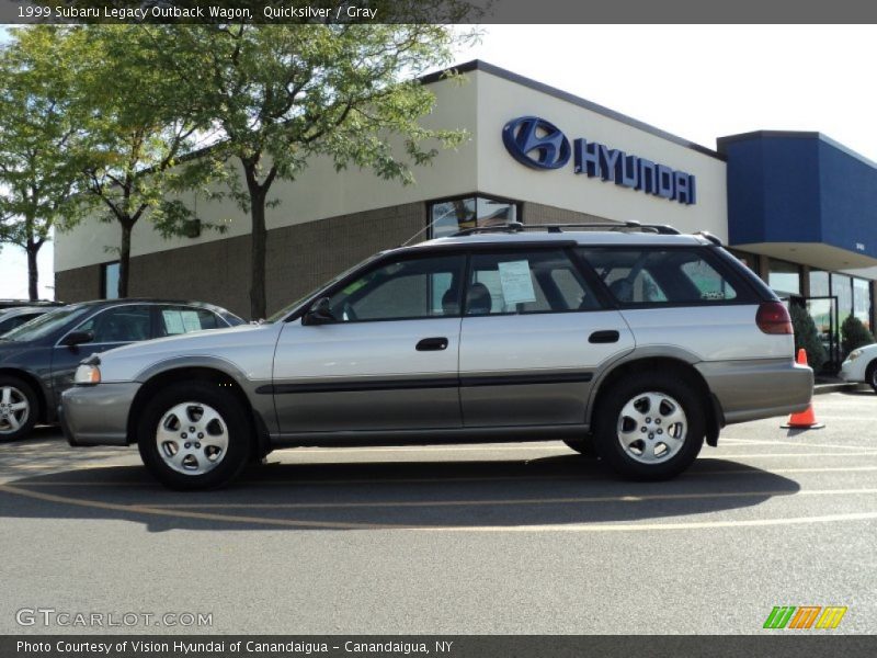 Quicksilver / Gray 1999 Subaru Legacy Outback Wagon