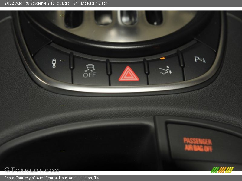 Controls of 2012 R8 Spyder 4.2 FSI quattro