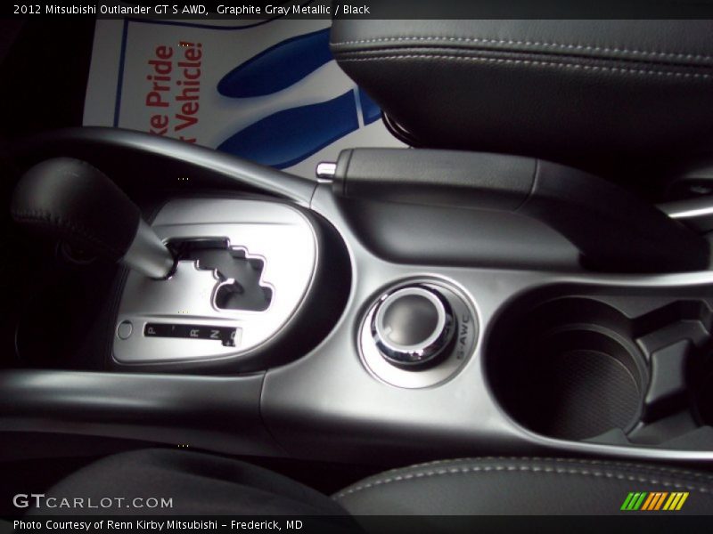 Graphite Gray Metallic / Black 2012 Mitsubishi Outlander GT S AWD