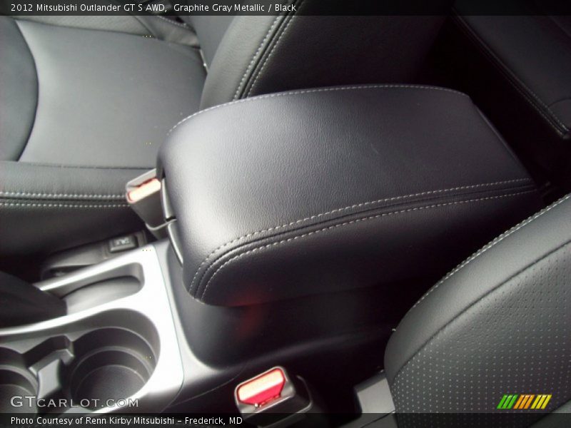 Graphite Gray Metallic / Black 2012 Mitsubishi Outlander GT S AWD