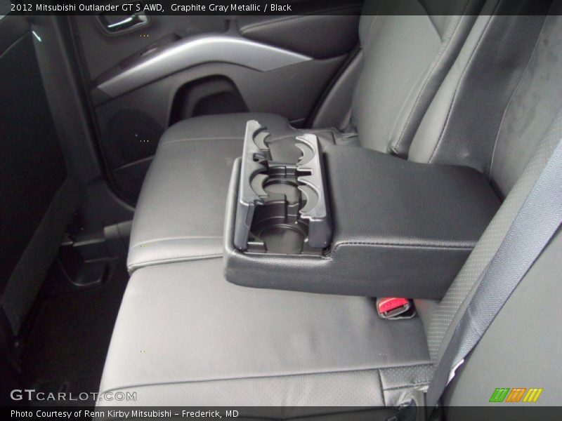 Graphite Gray Metallic / Black 2012 Mitsubishi Outlander GT S AWD