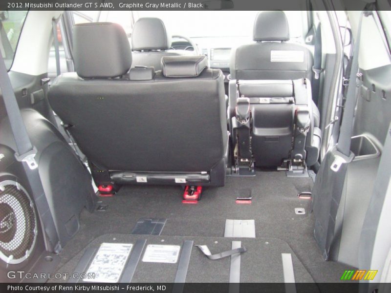 Graphite Gray Metallic / Black 2012 Mitsubishi Outlander GT S AWD