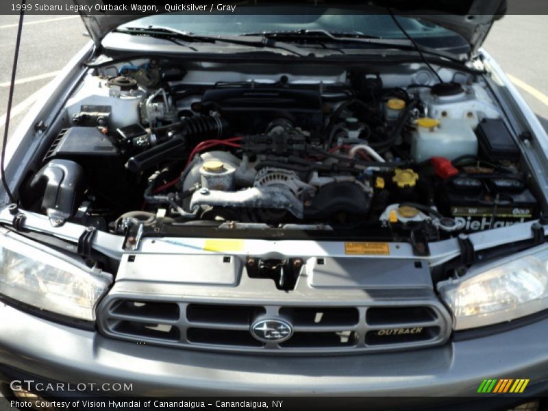 Quicksilver / Gray 1999 Subaru Legacy Outback Wagon