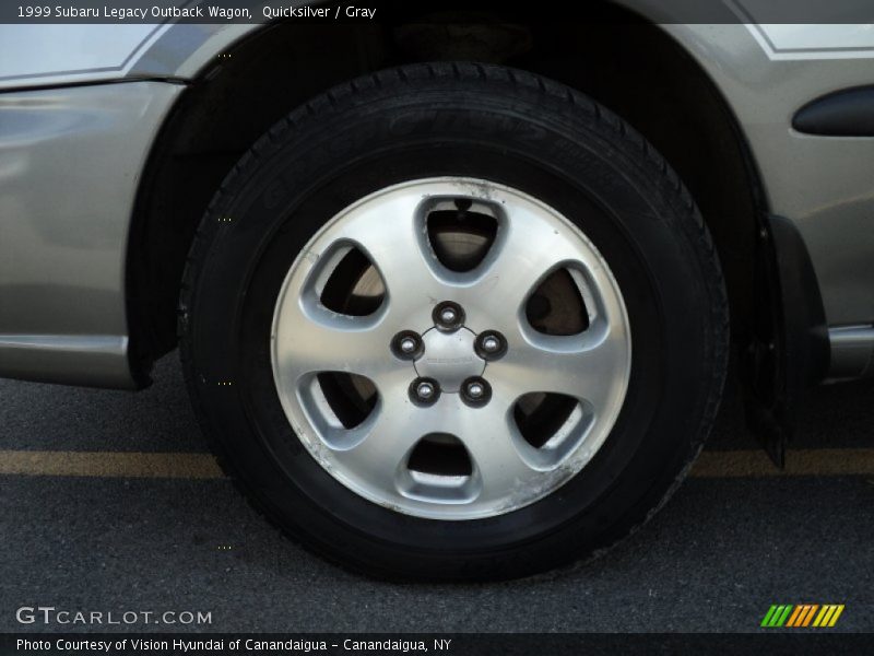 Quicksilver / Gray 1999 Subaru Legacy Outback Wagon