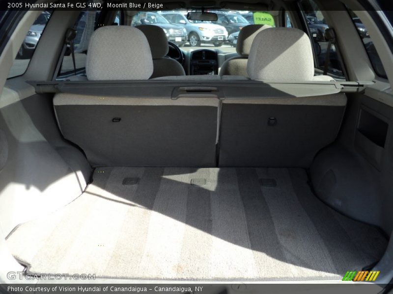 Moonlit Blue / Beige 2005 Hyundai Santa Fe GLS 4WD