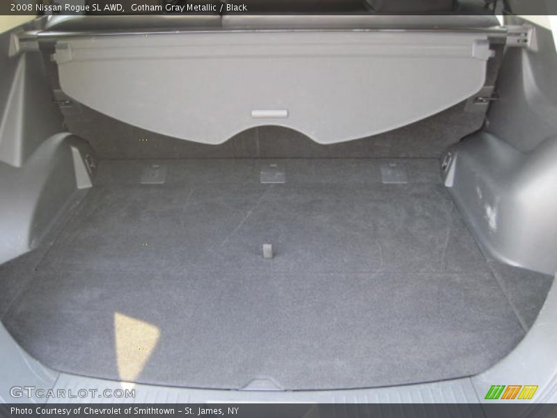 Gotham Gray Metallic / Black 2008 Nissan Rogue SL AWD