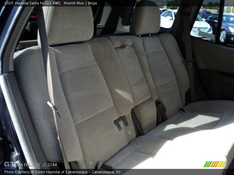 Moonlit Blue / Beige 2005 Hyundai Santa Fe GLS 4WD