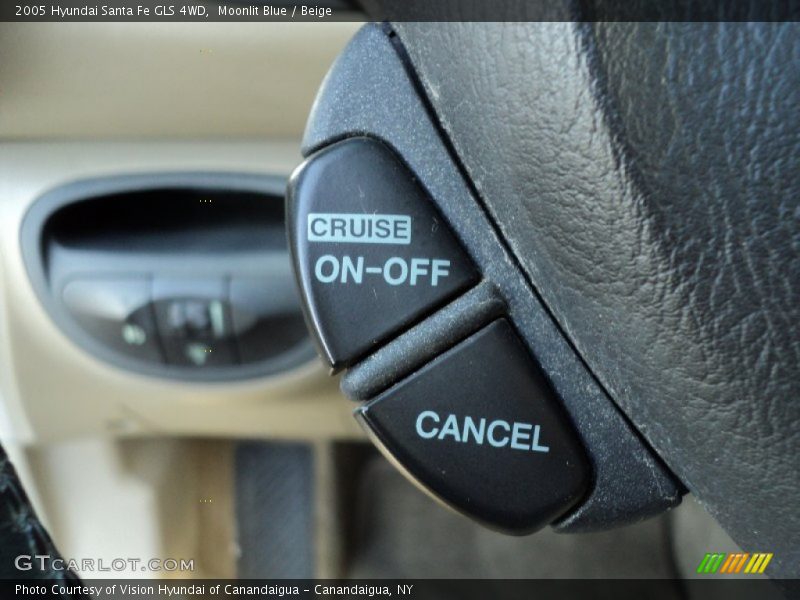 Moonlit Blue / Beige 2005 Hyundai Santa Fe GLS 4WD