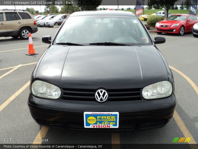 Black / Black 2002 Volkswagen Golf GLS Sedan