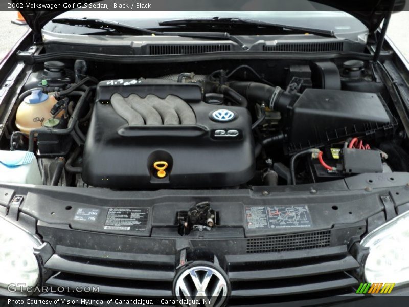  2002 Golf GLS Sedan Engine - 2.0 Liter SOHC 8-Valve 4 Cylinder