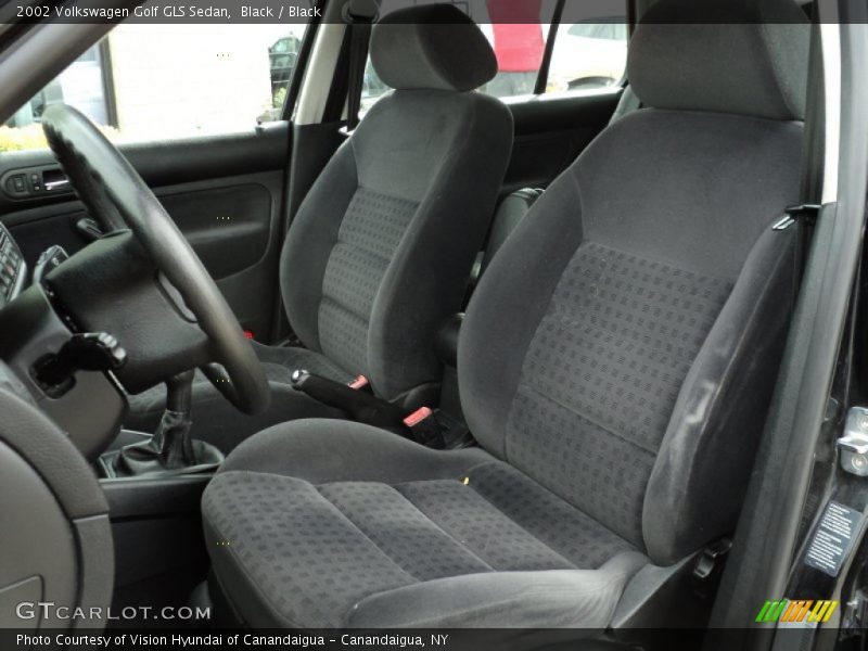 2002 Golf GLS Sedan Black Interior