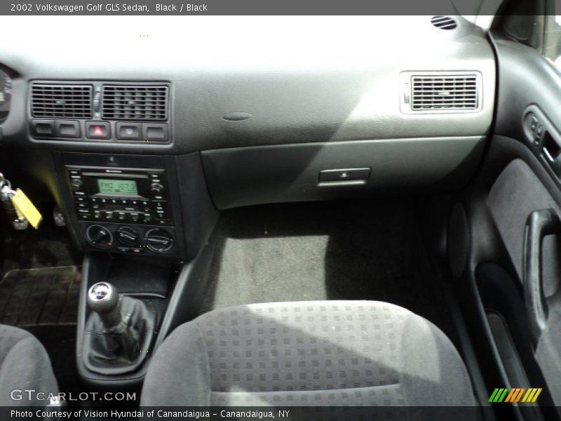 Black / Black 2002 Volkswagen Golf GLS Sedan