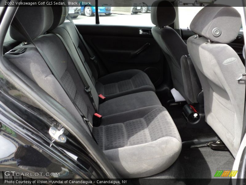 Black / Black 2002 Volkswagen Golf GLS Sedan