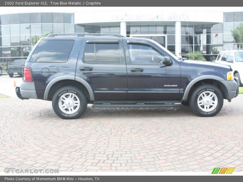 True Blue Metallic / Graphite 2002 Ford Explorer XLS