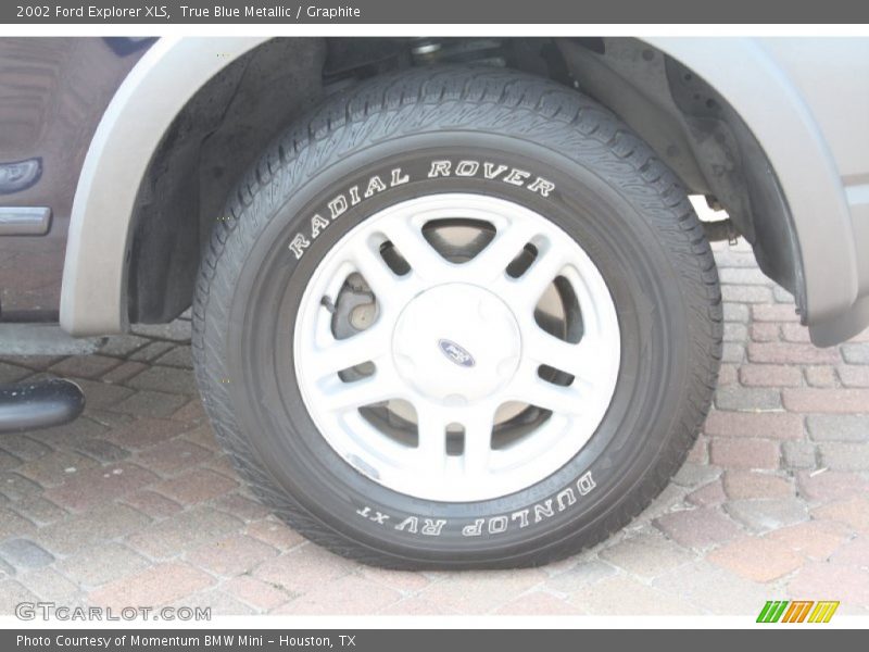 True Blue Metallic / Graphite 2002 Ford Explorer XLS