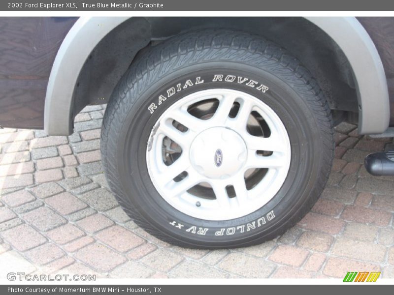 True Blue Metallic / Graphite 2002 Ford Explorer XLS