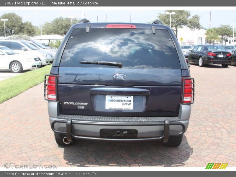 True Blue Metallic / Graphite 2002 Ford Explorer XLS