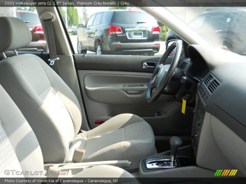 Platinum Grey Metallic / Grey 2003 Volkswagen Jetta GL 1.8T Sedan