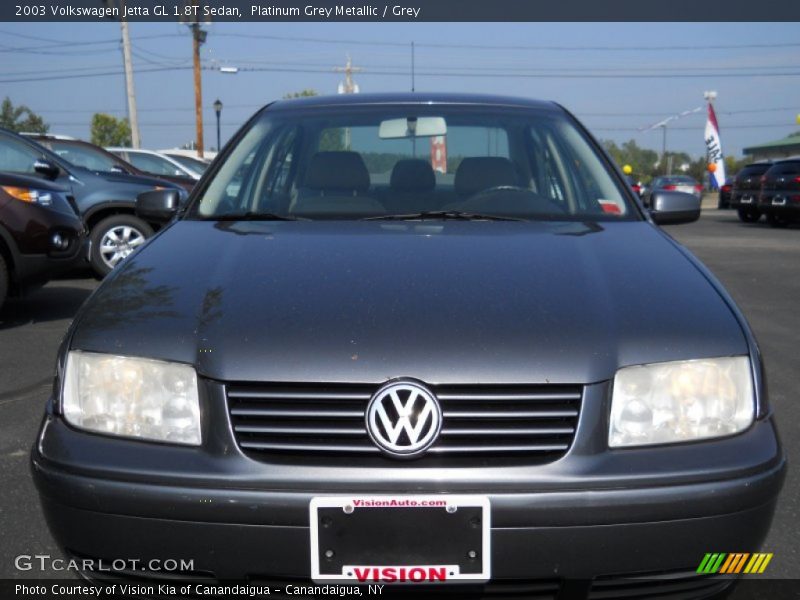 Platinum Grey Metallic / Grey 2003 Volkswagen Jetta GL 1.8T Sedan