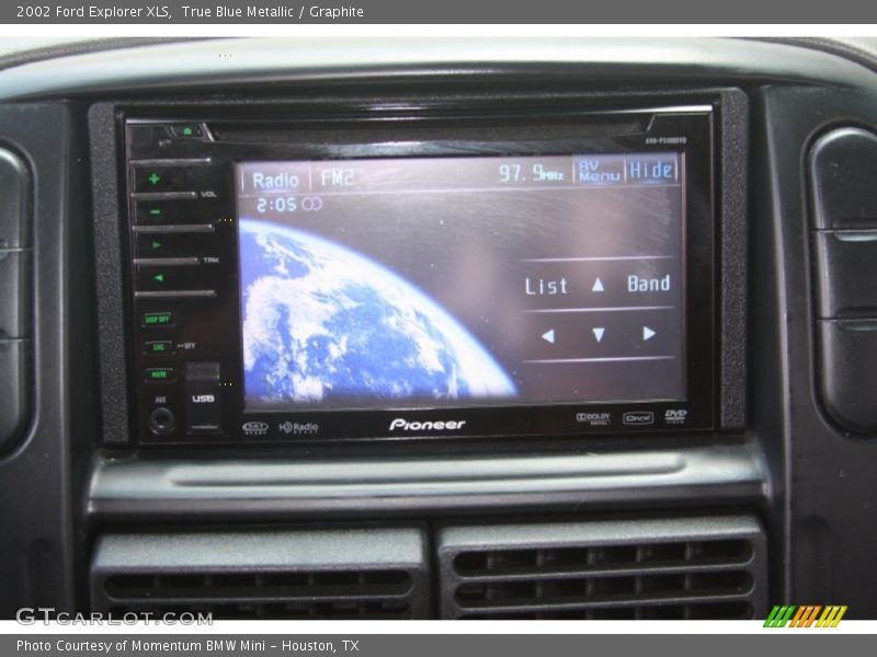 True Blue Metallic / Graphite 2002 Ford Explorer XLS