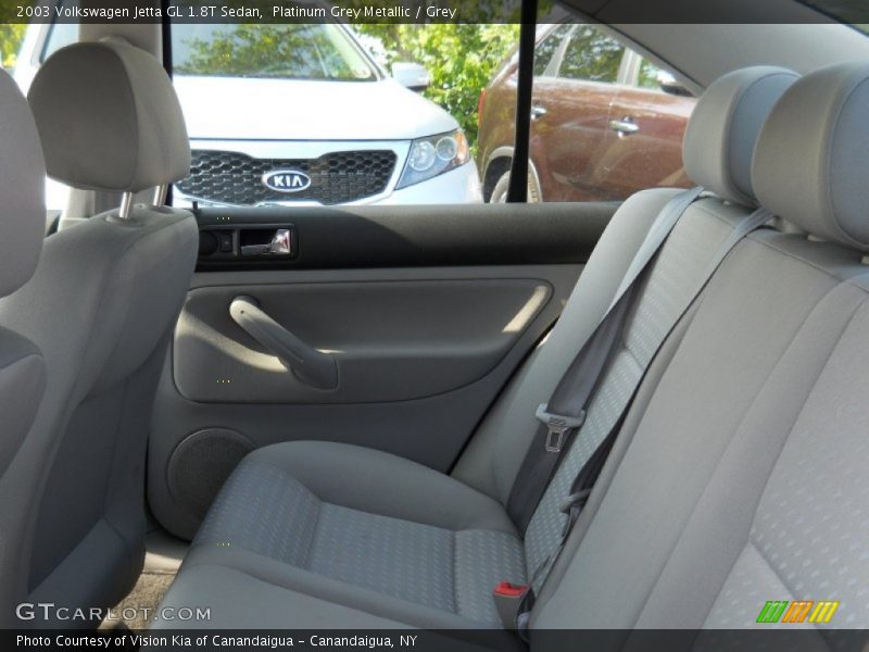 Platinum Grey Metallic / Grey 2003 Volkswagen Jetta GL 1.8T Sedan