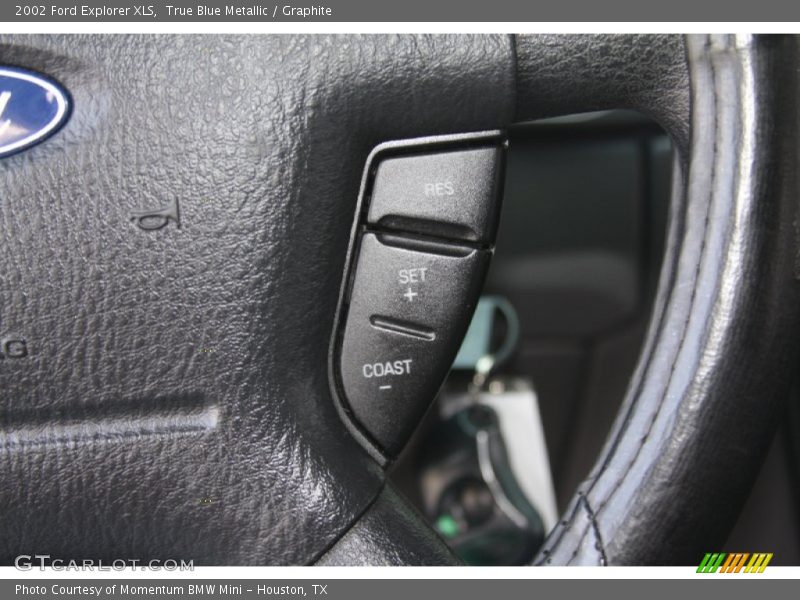 True Blue Metallic / Graphite 2002 Ford Explorer XLS