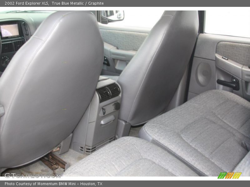 True Blue Metallic / Graphite 2002 Ford Explorer XLS
