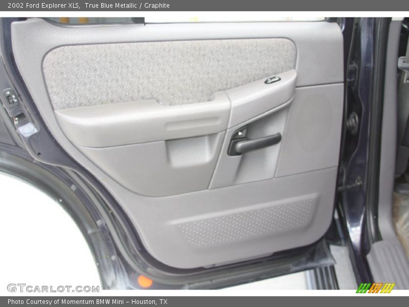 True Blue Metallic / Graphite 2002 Ford Explorer XLS