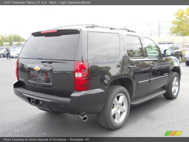 Black / Light Cashmere/Ebony 2007 Chevrolet Tahoe LTZ 4x4
