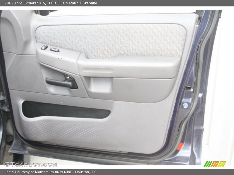 True Blue Metallic / Graphite 2002 Ford Explorer XLS