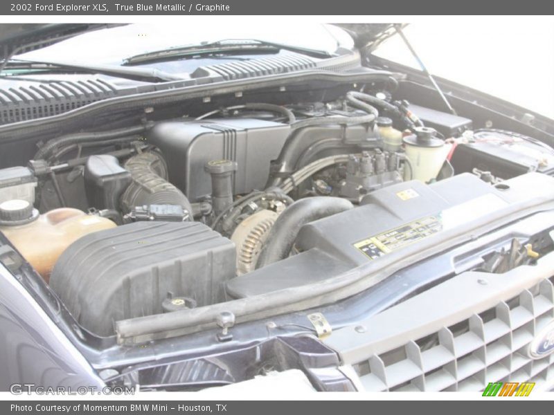 True Blue Metallic / Graphite 2002 Ford Explorer XLS