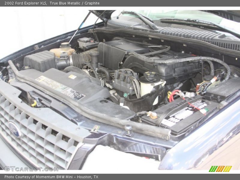 True Blue Metallic / Graphite 2002 Ford Explorer XLS