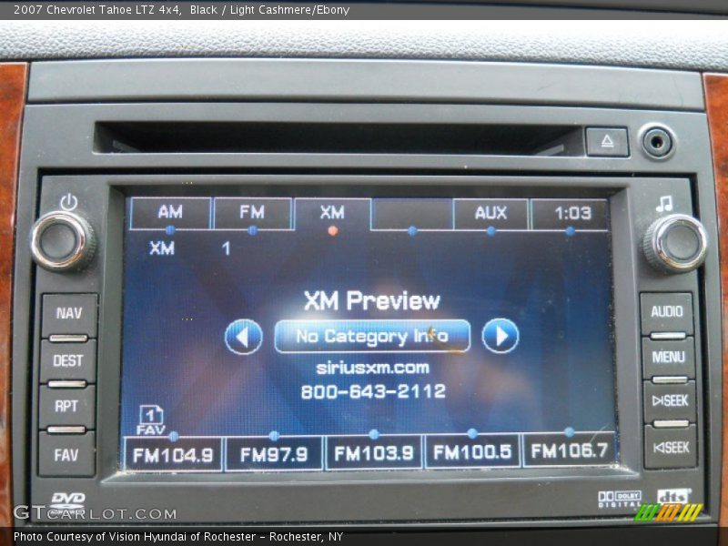 Black / Light Cashmere/Ebony 2007 Chevrolet Tahoe LTZ 4x4