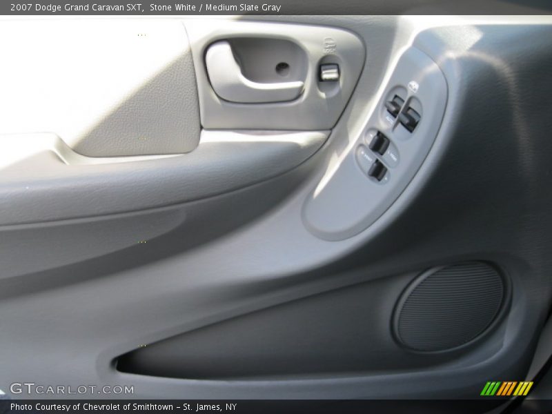 Stone White / Medium Slate Gray 2007 Dodge Grand Caravan SXT