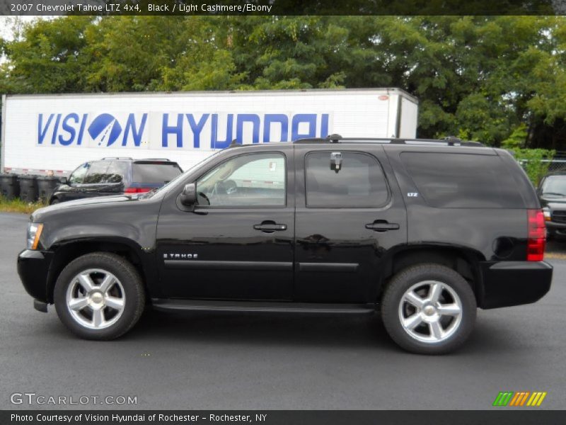 Black / Light Cashmere/Ebony 2007 Chevrolet Tahoe LTZ 4x4