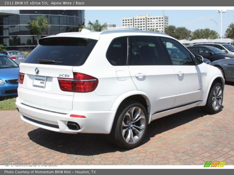 Alpine White / Black 2011 BMW X5 xDrive 50i