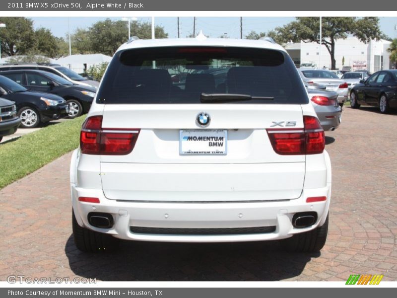 Alpine White / Black 2011 BMW X5 xDrive 50i