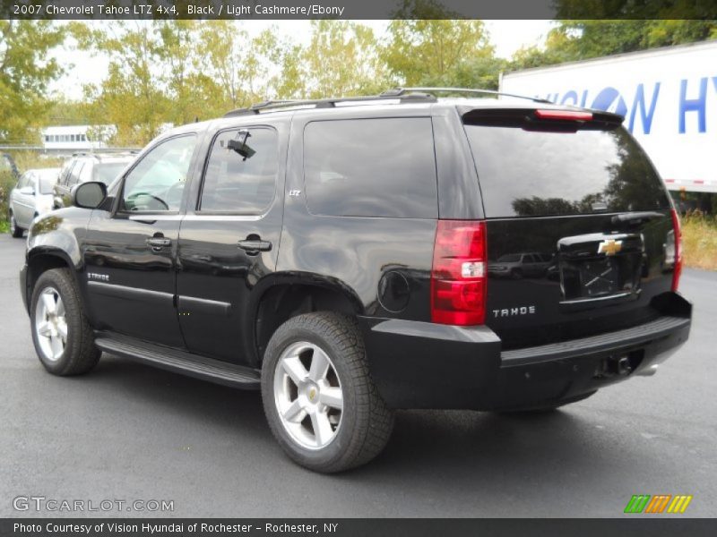 Black / Light Cashmere/Ebony 2007 Chevrolet Tahoe LTZ 4x4